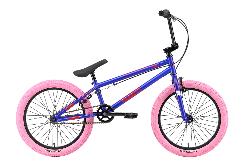  Велосипед Stark Madness BMX 1(2025)  ярко-синий/красный/светлый розовый по низким ценам в Томске и Северске