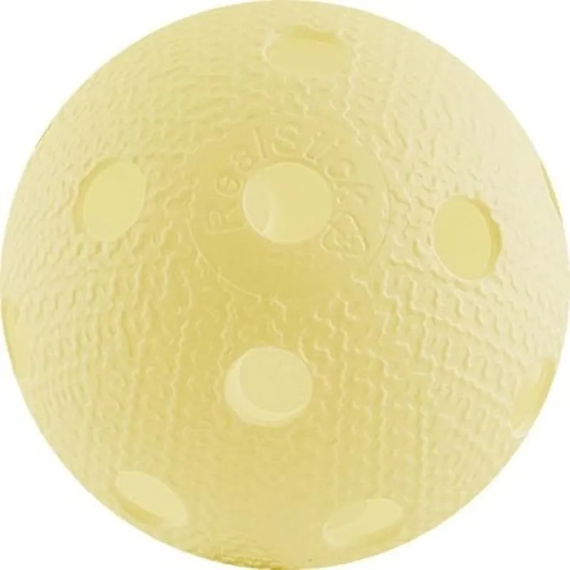 Фото Мяч для флорбола RealStick пластик с углубл. IFF Approved ванильный MR-MF-Va со склада магазина СпортСЕ