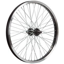 Колесо 20" переднее для BMX двойной .обод алюм.обод 48 отв, втулка SF-B17F аллюм.,
