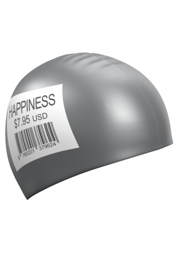  Шапочка для плавания Mad Wave Happiness silver по низким ценам в Томске и Северске