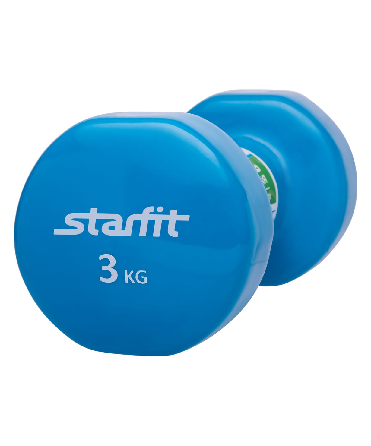 Гантель виниловая 3 кг StartFit DB-101 синяя (1 шт) по низким ценам в Томске и Северске