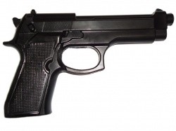 Пистолет тренировочный ПТ-1М мягкий термоэластопласт 430гр. черный 10014312