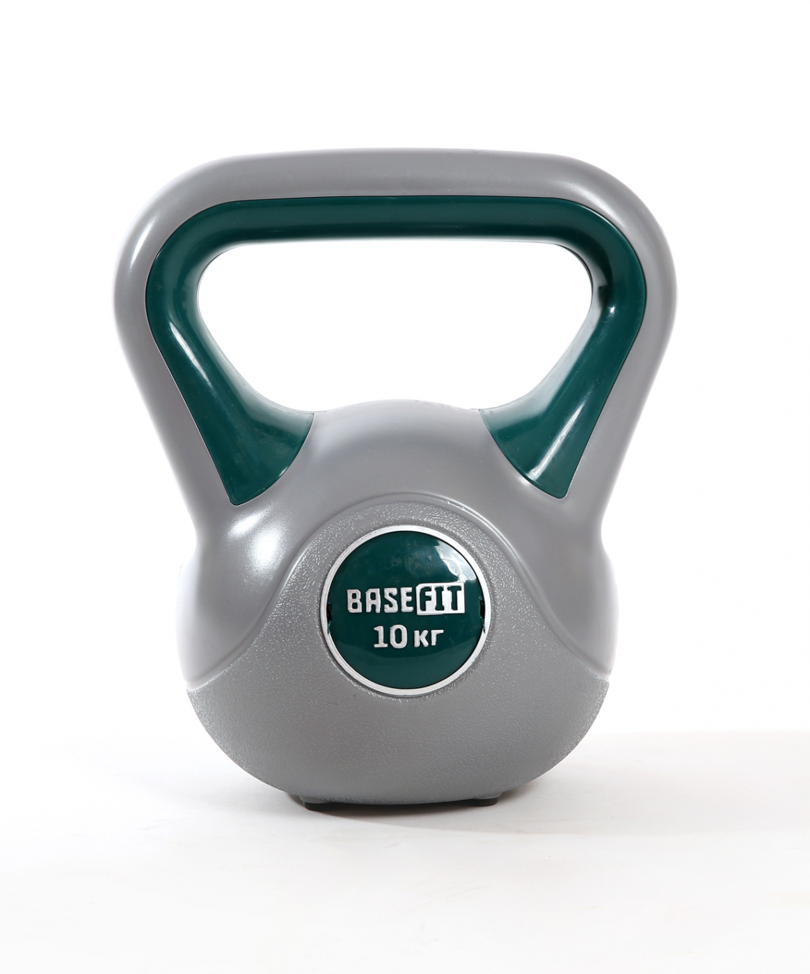  Гиря пластиковая 10 кг BaseFit DB-503 серый/зеленый УТ-00020488 по низким ценам в Томске и Северске