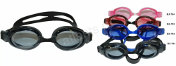 Очки для плавания Fox HJ-704 взрослые прозрачный/прозрачный розовый