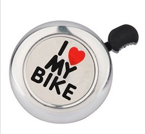  Звонок TBS I Love My Bike сталь/пласт хром по низким ценам в Томске и Северске