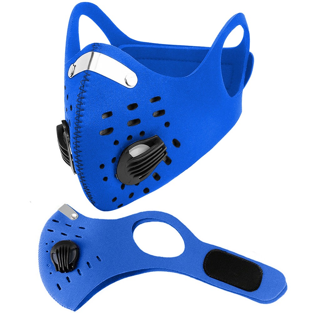  Веломаска спортивная VM-203 многоразовая B33038 синяя по низким ценам в Томске и Северске