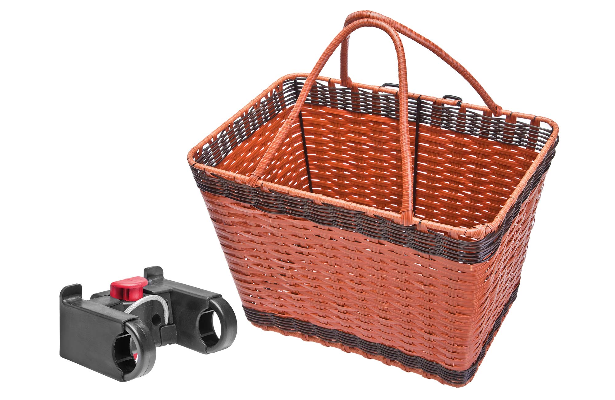  Велокорзина JL-106 передняя универсал. сталь/пластик коричн. по низким ценам в Томске и Северске