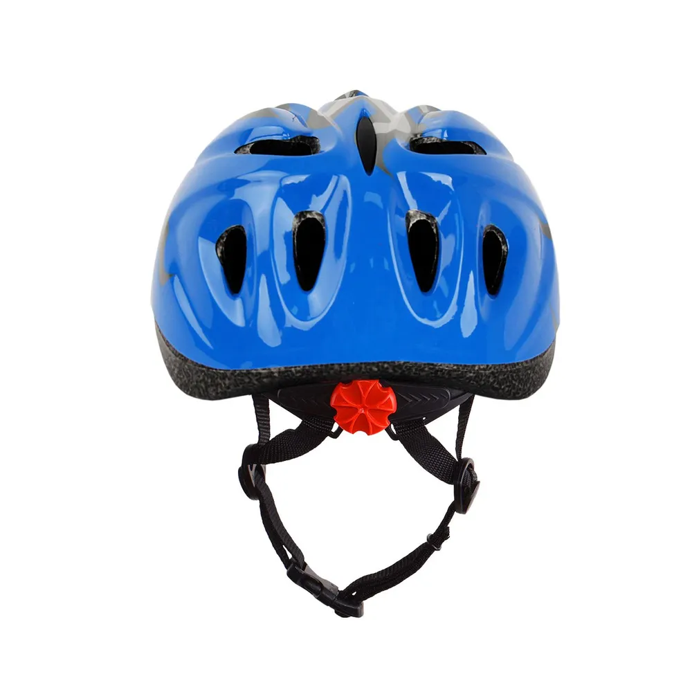 Фото Шлем Flame с регулировкой размера (50-57) синий/белый со склада магазина СпортСЕ