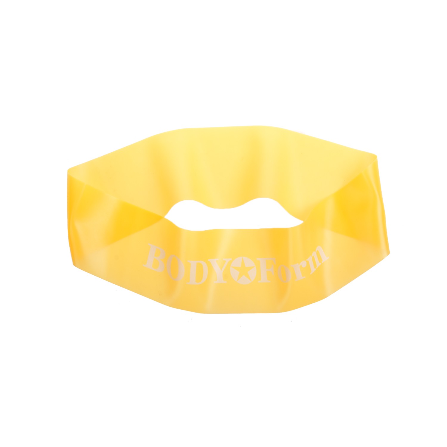  Эспандер петля латексная 46 * 5 * 0.035 см Body Form yellow по низким ценам в Томске и Северске