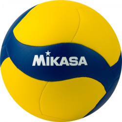 Мяч волейбольный Mikasa V355W р.5 синт. кожа, маш.сшивка, желто-синий
