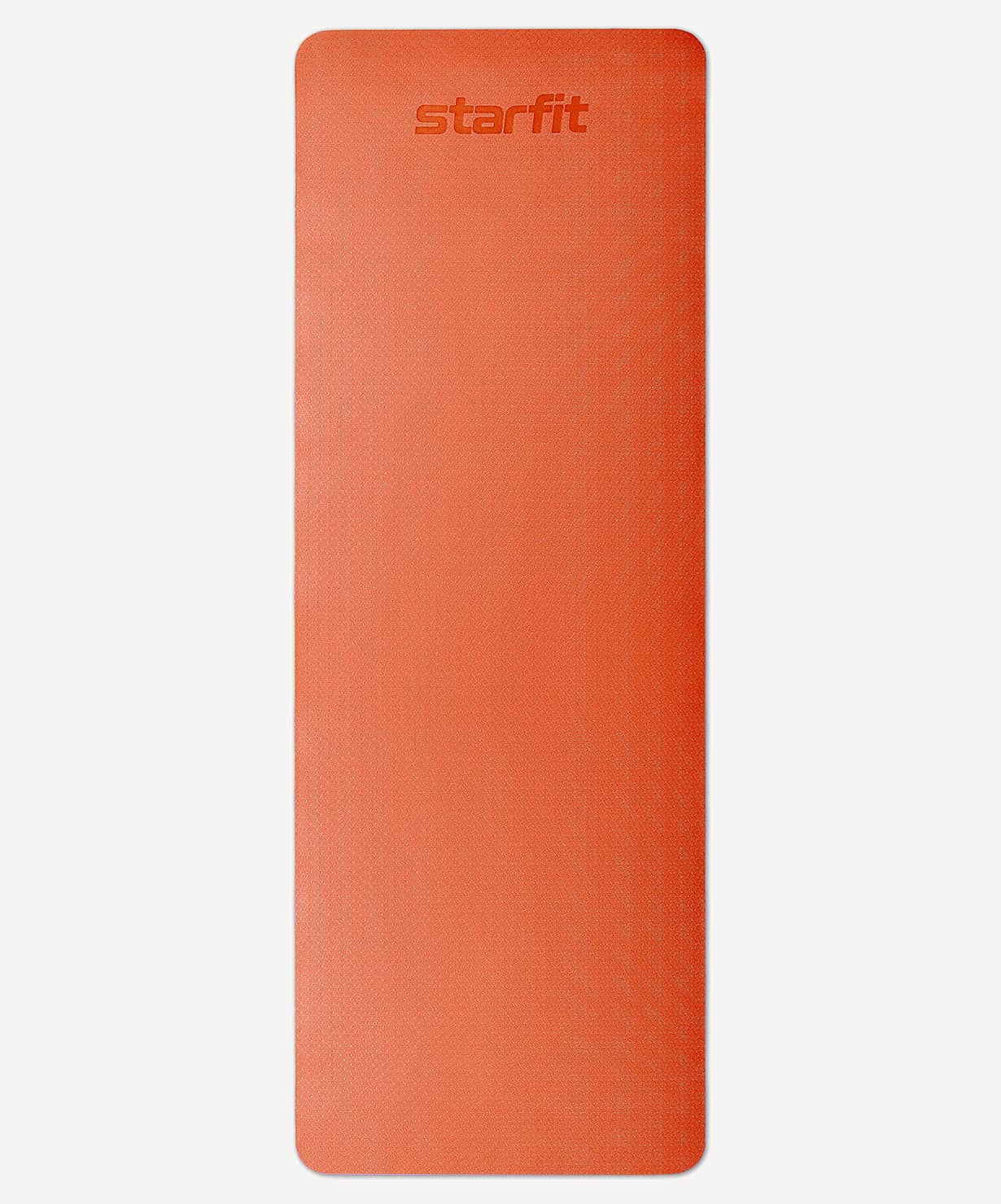  Коврик для йоги StarFit FM-201 TPE 183x61x0,4 см оранжевый/зеленый ЦБ-00002537 по низким ценам в Томске и Северске
