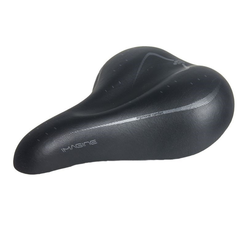  Седло велосипедное DDK комфорт, для города с эластомером, женское по низким ценам в Томске и Северске