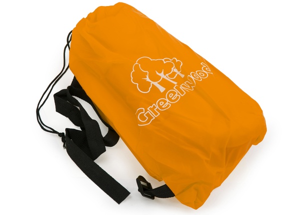 Лежак надувной Greenwood Lazy Bag 250 х 70см оранжевый Лежак надувной Greenwood Lazy Bag 250 х 70см оранжевый по низким ценам в Томске и Северске
