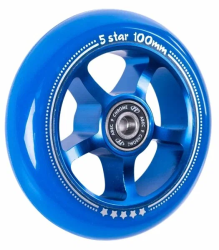 Колесо для самоката TechTeam X-Treme 100*24мм 5 star blue