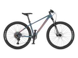 Велосипед подростковый AUTHOR Sonic 27.5 2025 Серебряно-оранжевый