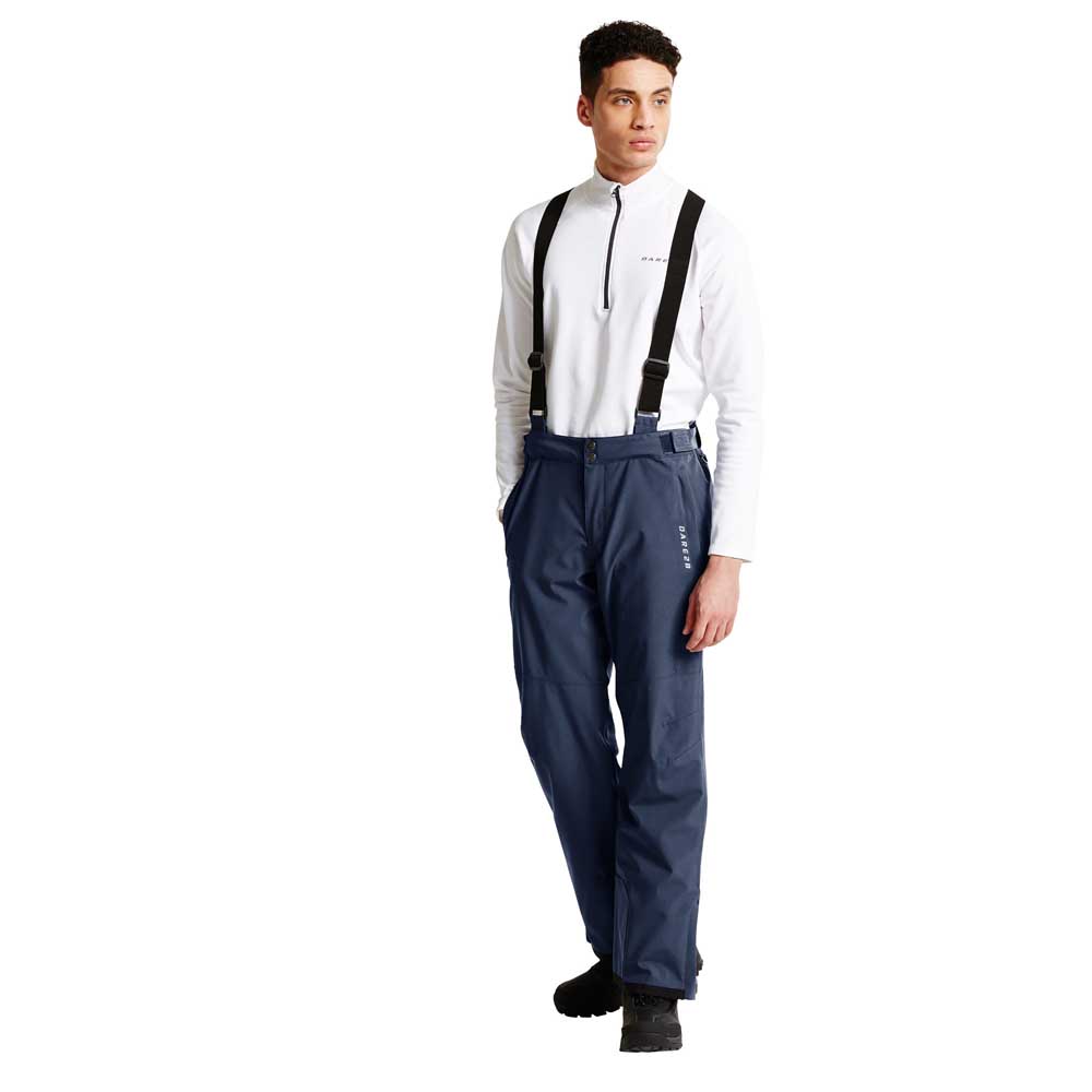  Брюки г/лыжные Dare2b Certify Pant с подтяжками DMW354R/639 синий по низким ценам в Томске и Северске