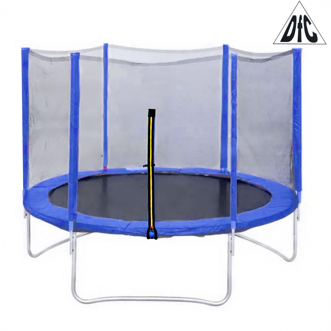  Батут DFC Trampoline Fitness 14ft наружн.сетка, синий (427см)(два короба) 14FT-TR-B по низким ценам в Томске и Северске
