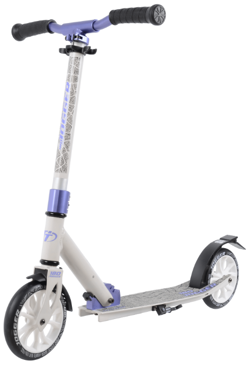  Самокат TechTeam Jogger 180 (2020) white/purple по низким ценам в Томске и Северске