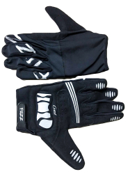 Перчатки Fuzz лайкра Race Light длинные пальцы, для сенсорных экранов черные