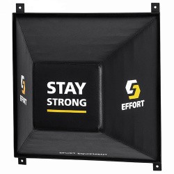 Подушка боксерская настенная, пирамида с мишенями EFFORT, 50*50*30 EPB1m Подушка боксерская настенная, пирамида с мишенями EFFORT, 50*50*30 EPB1m