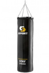 Мешок боксерский Effort Pro 35 кг мет. кольцо/цепи, (тент), 90 см, d 30 см E254