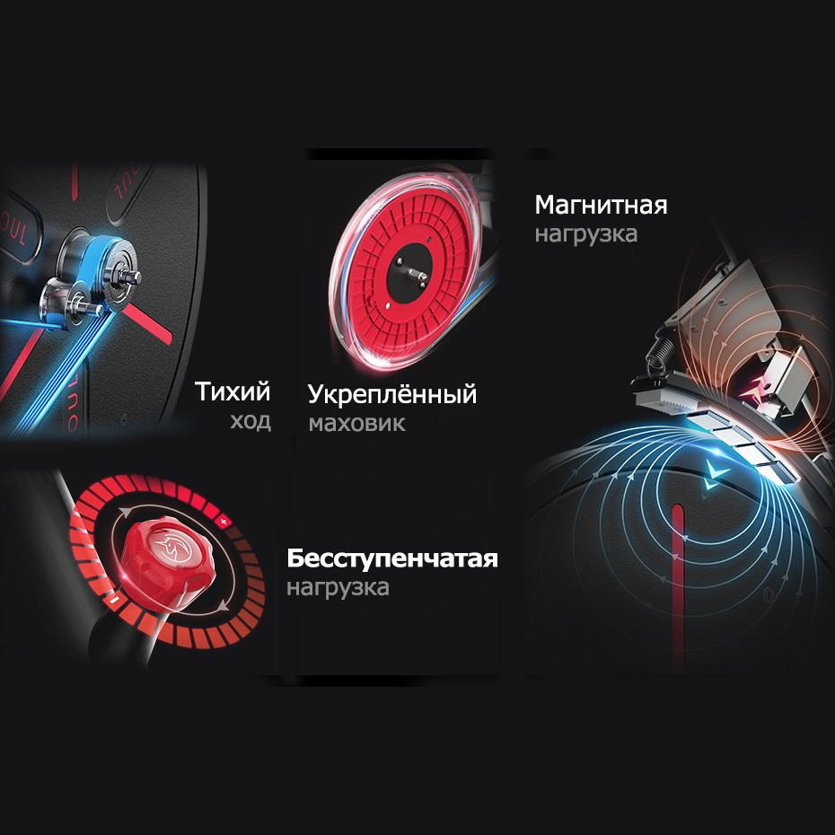  Велотренажер DFC Yesoul BS3-B-21.5 черный (дисплей 21.5") по низким ценам в Томске и Северске