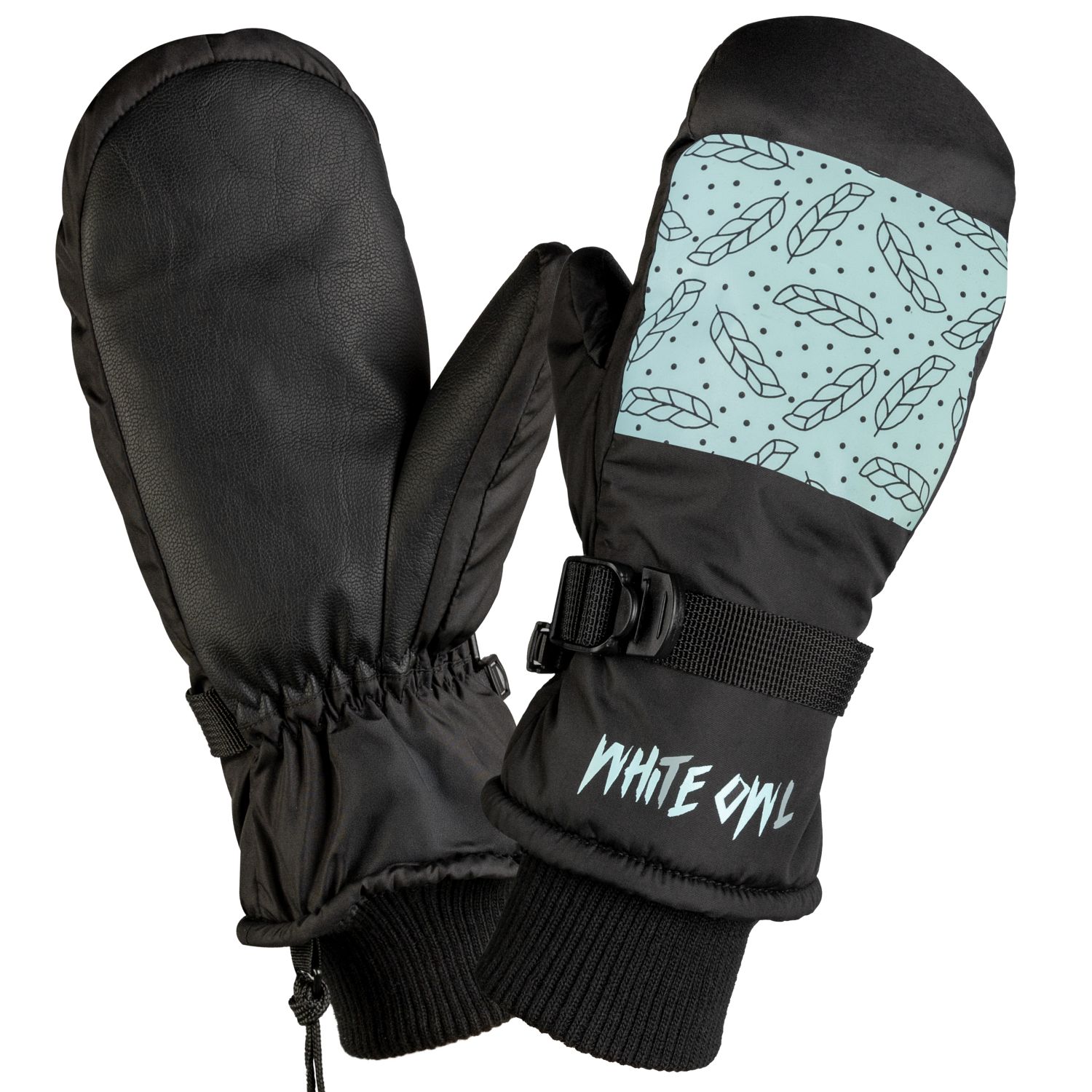  Варежки White Owl Pro mitt WMNS W113444 черный c голубым по низким ценам в Томске и Северске