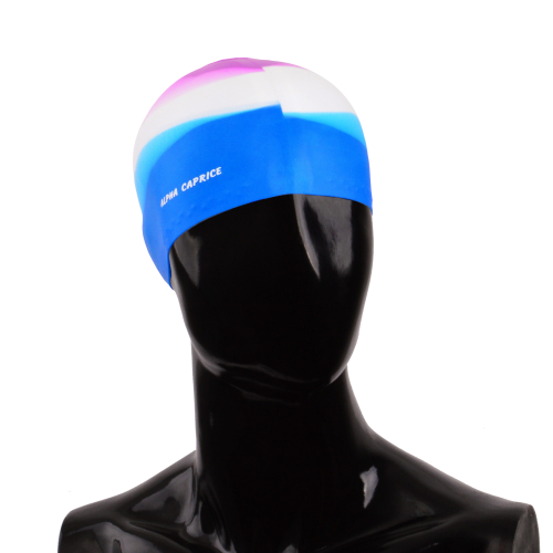  Шапочка для плавания Alpha Caprice SCL-6 для длинных волос Purple/white/blue по низким ценам в Томске и Северске