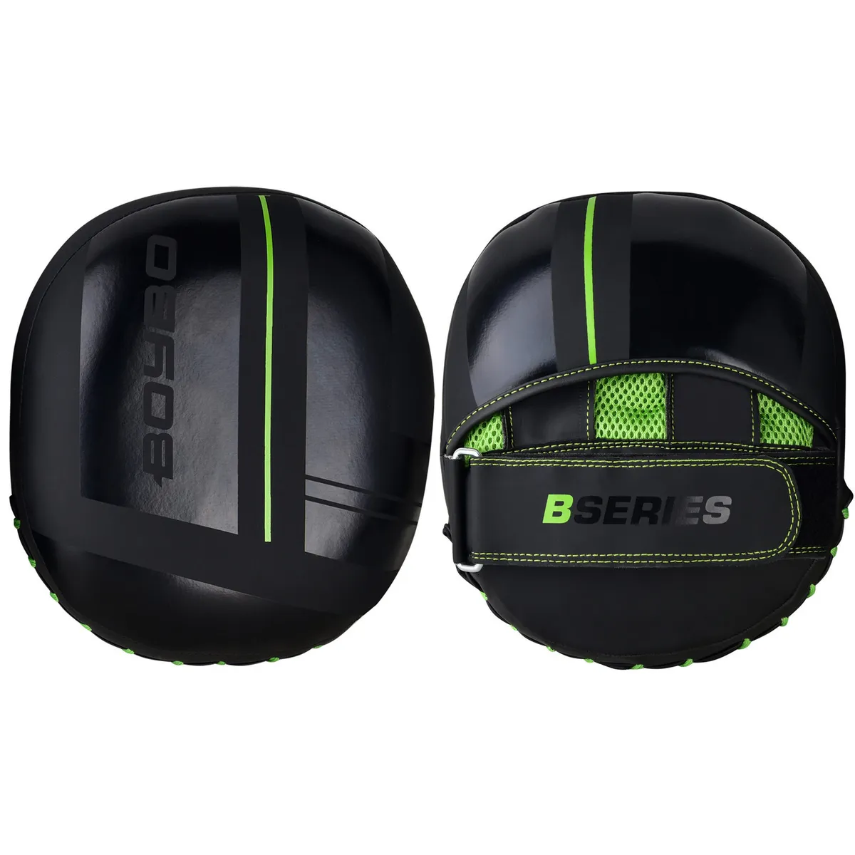 Фото Лапы BoyBo B-Series Флекс черно-зеленый BPRT300 со склада магазина СпортСЕ
