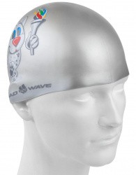 Шапочка для плавания Mad Wave Universiada Junior silver M0573 25 0 12W Шапочка для плавания Mad Wave Universiada Junior silver M0573 25 0 12W