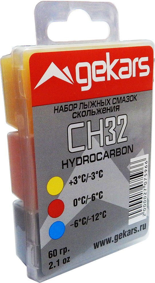 Набор парафинов Gekars Pro Hydrocarbon CH32 (+3 -3С; 0 -6; -6 -12С) в пласт.коробке Набор парафинов Gekars Pro Hydrocarbon CH32 (+3 -3С; 0 -6; -6 -12С) в пласт.коробке по низким ценам в Томске и Северске