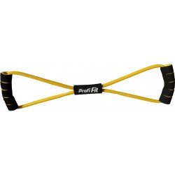 Эспандер трубчатый Profi-Fit (8) сопротивление слабое 3.5кг желт.