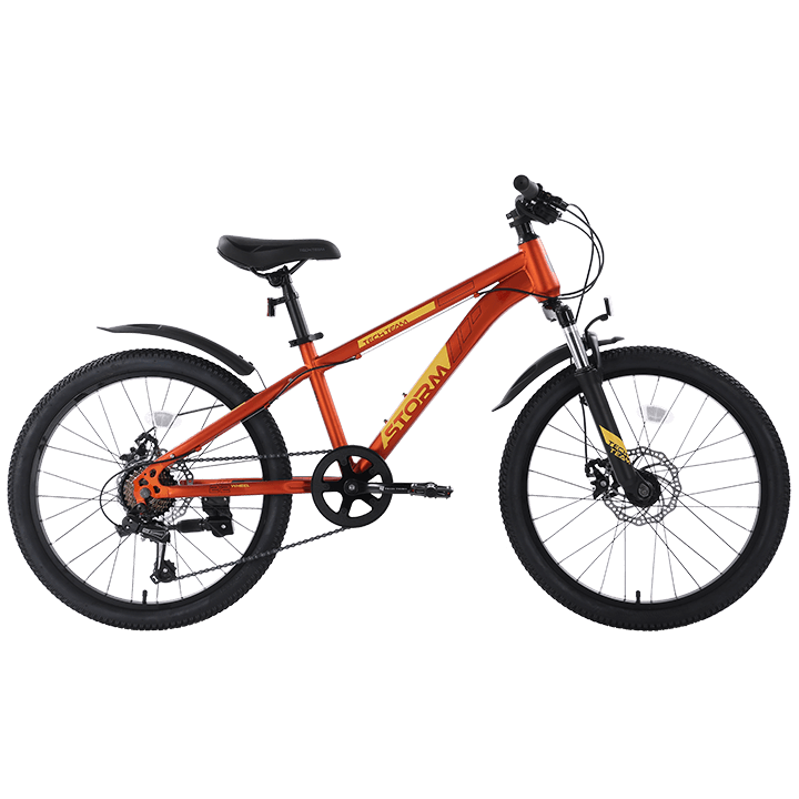 Велосипед TechTeam Storm 22" (2024) оранжевый Велосипед TechTeam Storm 22" (2024) оранжевый по низким ценам в Томске и Северске