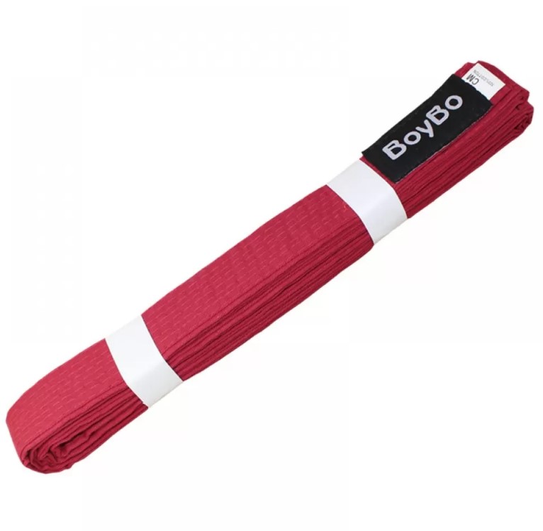  Пояс для единоборств 2.8 м BoyBo Sport красный по низким ценам в Томске и Северске