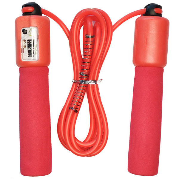  Скакалка 2.8 м E32618-2 со счетчиком красный по низким ценам в Томске и Северске