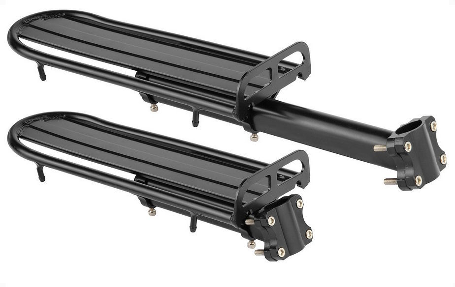  Багажник 20-28" BLF-H12 консольный регулируемый алюминиевый чёрный по низким ценам в Томске и Северске