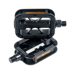Педали 4Bike M902 122х71х23 мм насыпные подшипники черный ARV-M902BLK
