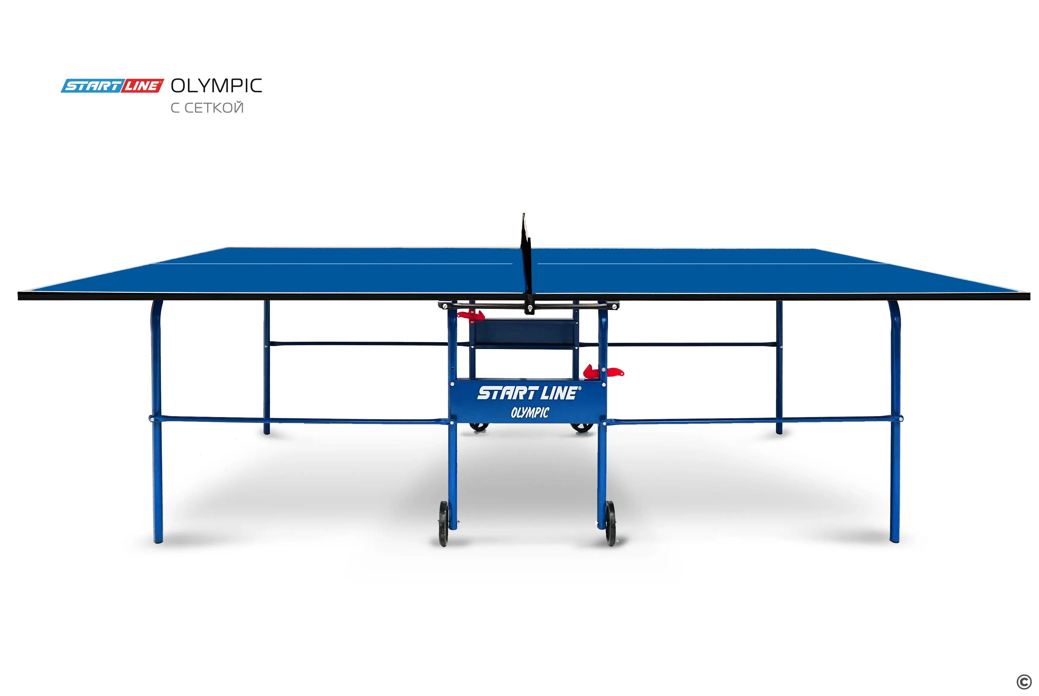 Теннисный стол Start Line Olympic с сеткой blue Теннисный стол Start Line Olympic с сеткой blue по низким ценам в Томске и Северске