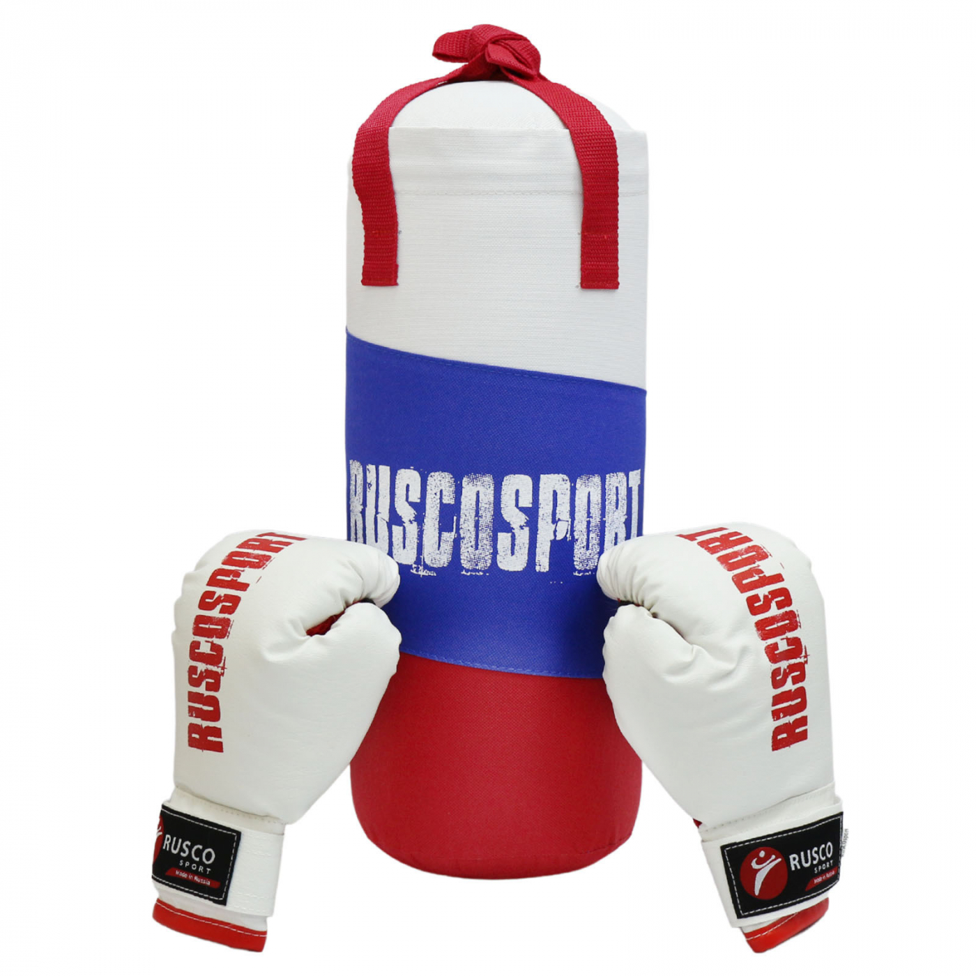 Набор боксерский для начинающих RuscoSport Триколор (перчатки бокс. 4 oz) красный Набор боксерский для начинающих RuscoSport Триколор (перчатки бокс. 4 oz) красный по низким ценам в Томске и Северске