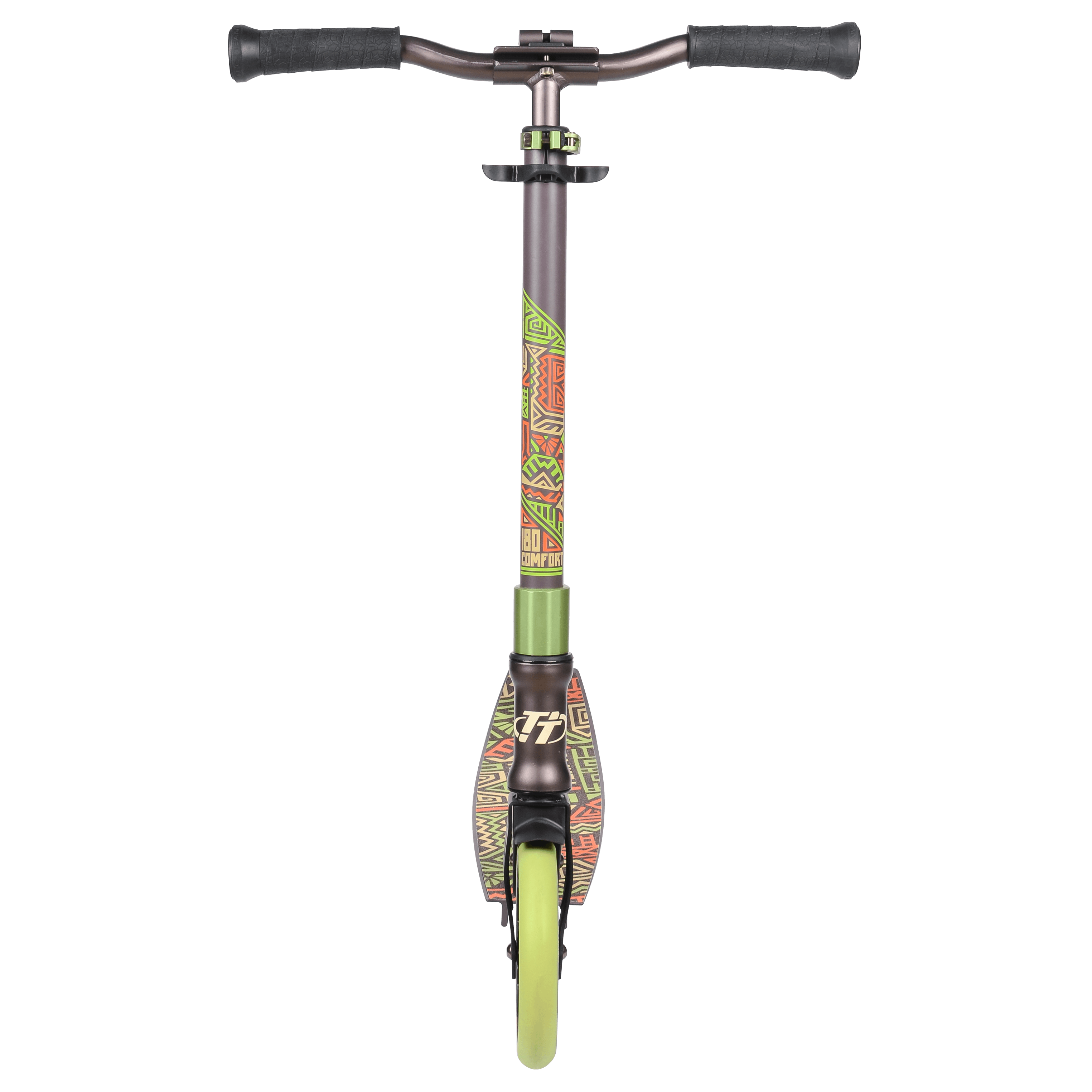 Самокат TechTeam Comfort 180R (2021) brown/green Самокат TechTeam Comfort 180R (2021) brown/green по низким ценам в Томске и Северске