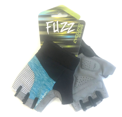 Перчатки Fuzz лайкра Racing Team D-Grip Gel р.XXL черно-голубые