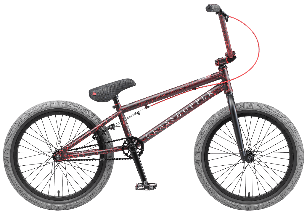 Велосипед BMX TechTeam Grasshopper 20" (2022) красно-серый Велосипед BMX TechTeam Grasshopper 20" (2022) красно-серый по низким ценам в Томске и Северске
