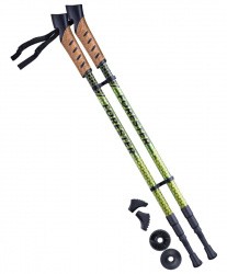 Палки для скандинавской ходьбы Berger Forester, 67-135 см, 3-секционные, болотный/жёлтый 10965 Палки для скандинавской ходьбы Berger Forester, 67-135 см, 3-секционные, болотный/жёлтый 10965