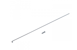 Спица 262мм с ниппелем 14мм серебр.