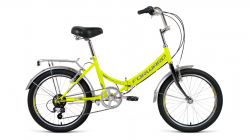 Велосипед Forward Arsenal 20 2.0 (2021) ярко-зеленый/серый