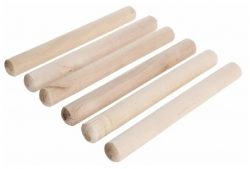 Палочки эстафетные деревянные L30 см, 6 шт