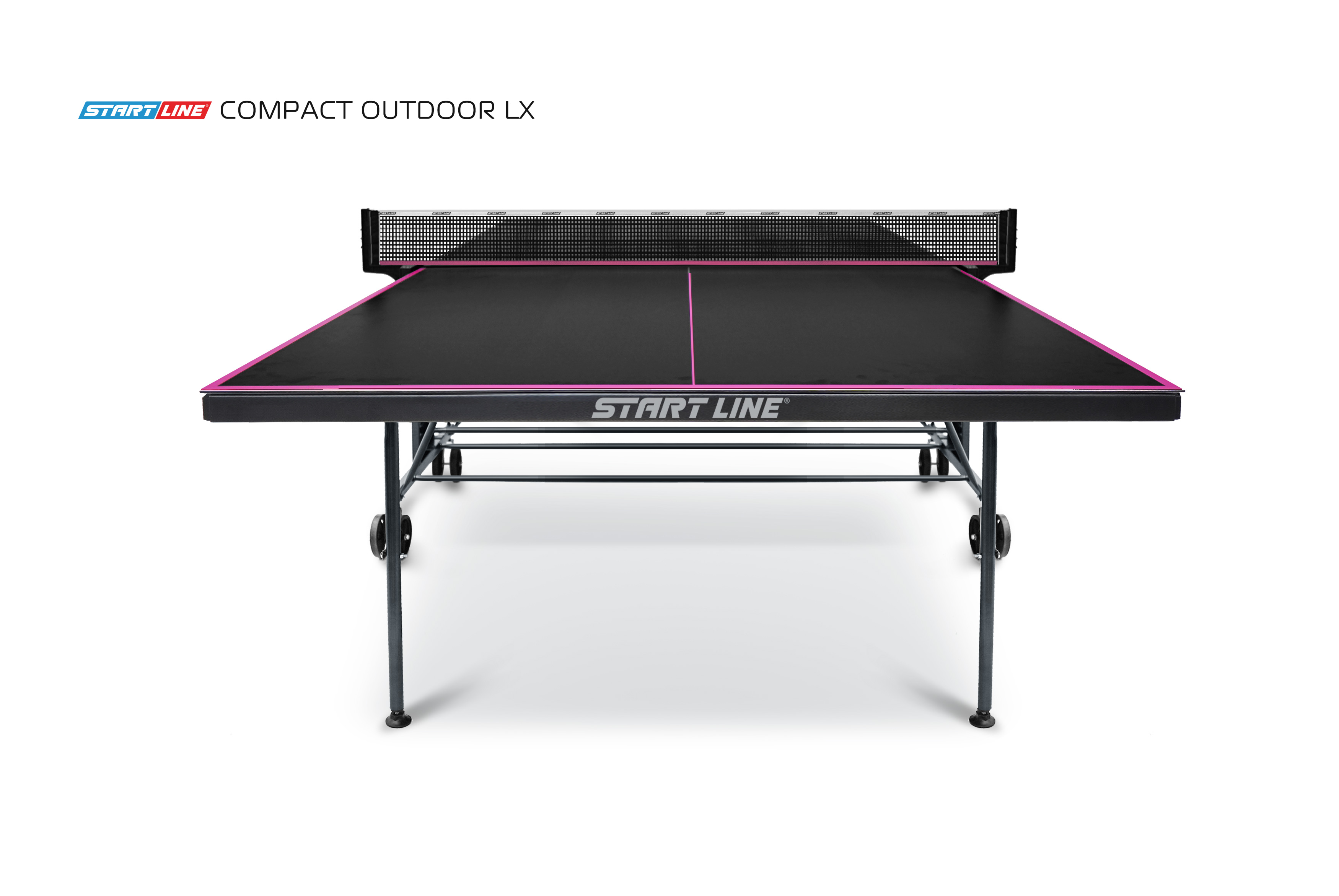  Стол теннисный Compact-2 LX Всепогодный Black по низким ценам в Томске и Северске