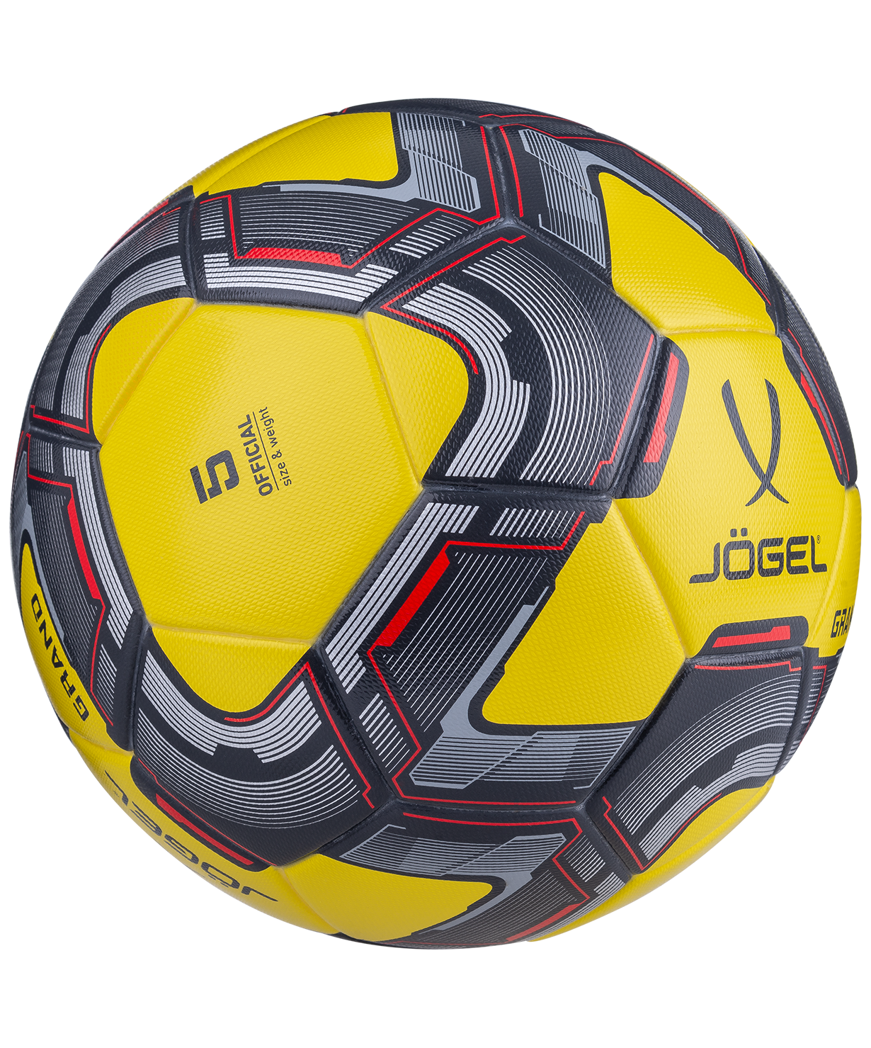  Мяч футбольный Jögel Grand №5 желтый (BC23) по низким ценам в Томске и Северске