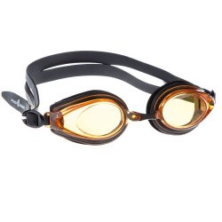 Очки для плавания Mad Wave Techno II black/yellow