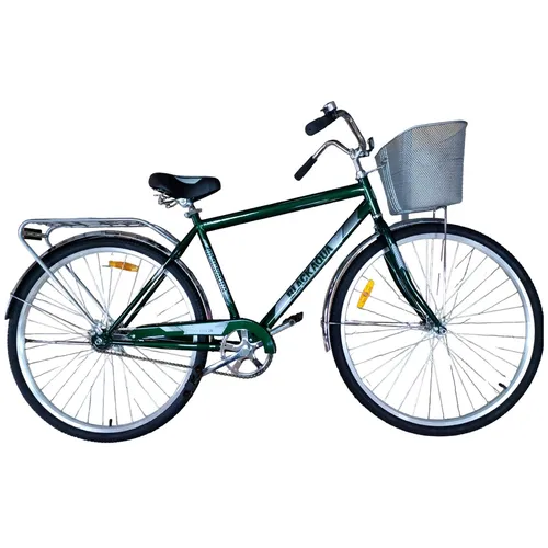 Фото Велосипед Black Aqua City 181 28" 1s (РФ) зеленый YF-705CTR со склада магазина СпортСЕ